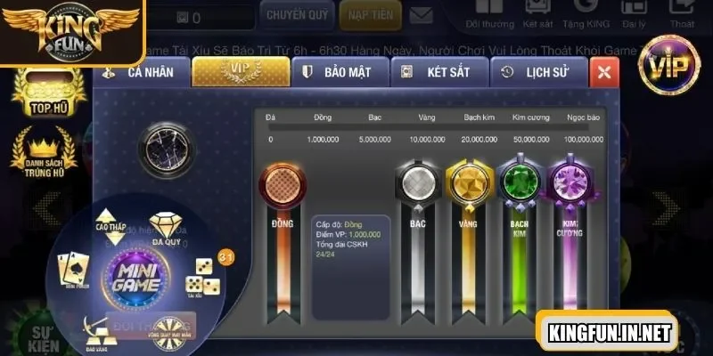 kingfun-bao-tri-giao-dien-cap-nhat-moi-de-hoi-vien-trai-nghiem