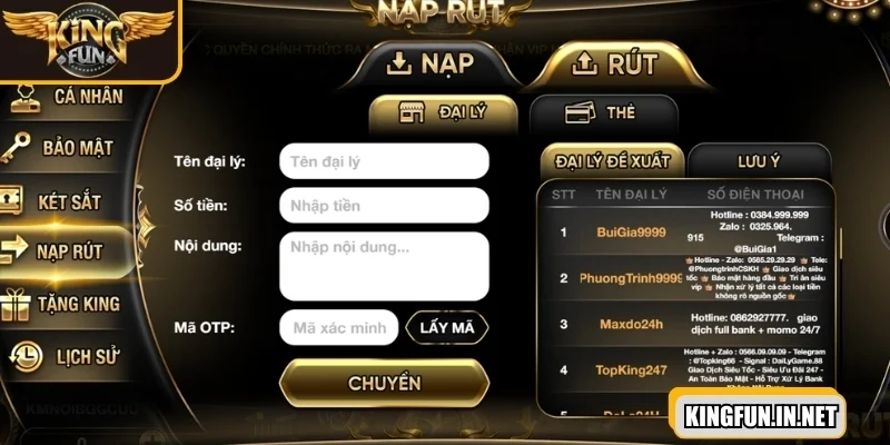 rut-tien-kingfun-nhieu-phuong-thuc-hien-dai